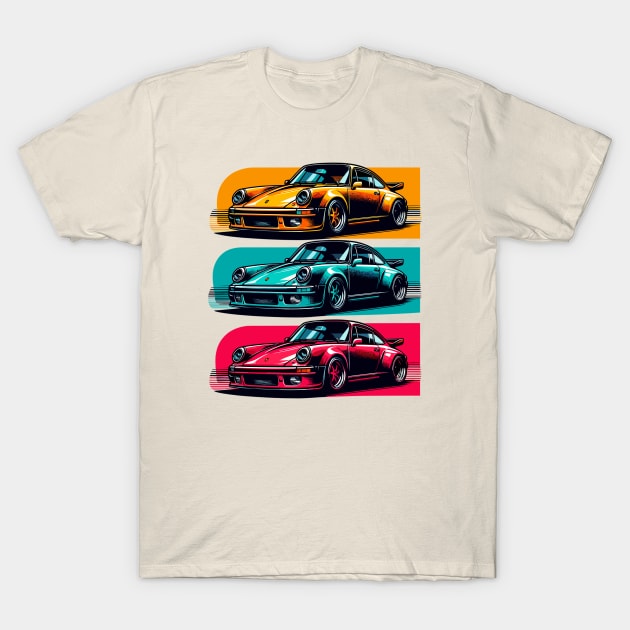 Porsche 911 T-Shirt by Vehicles-Art